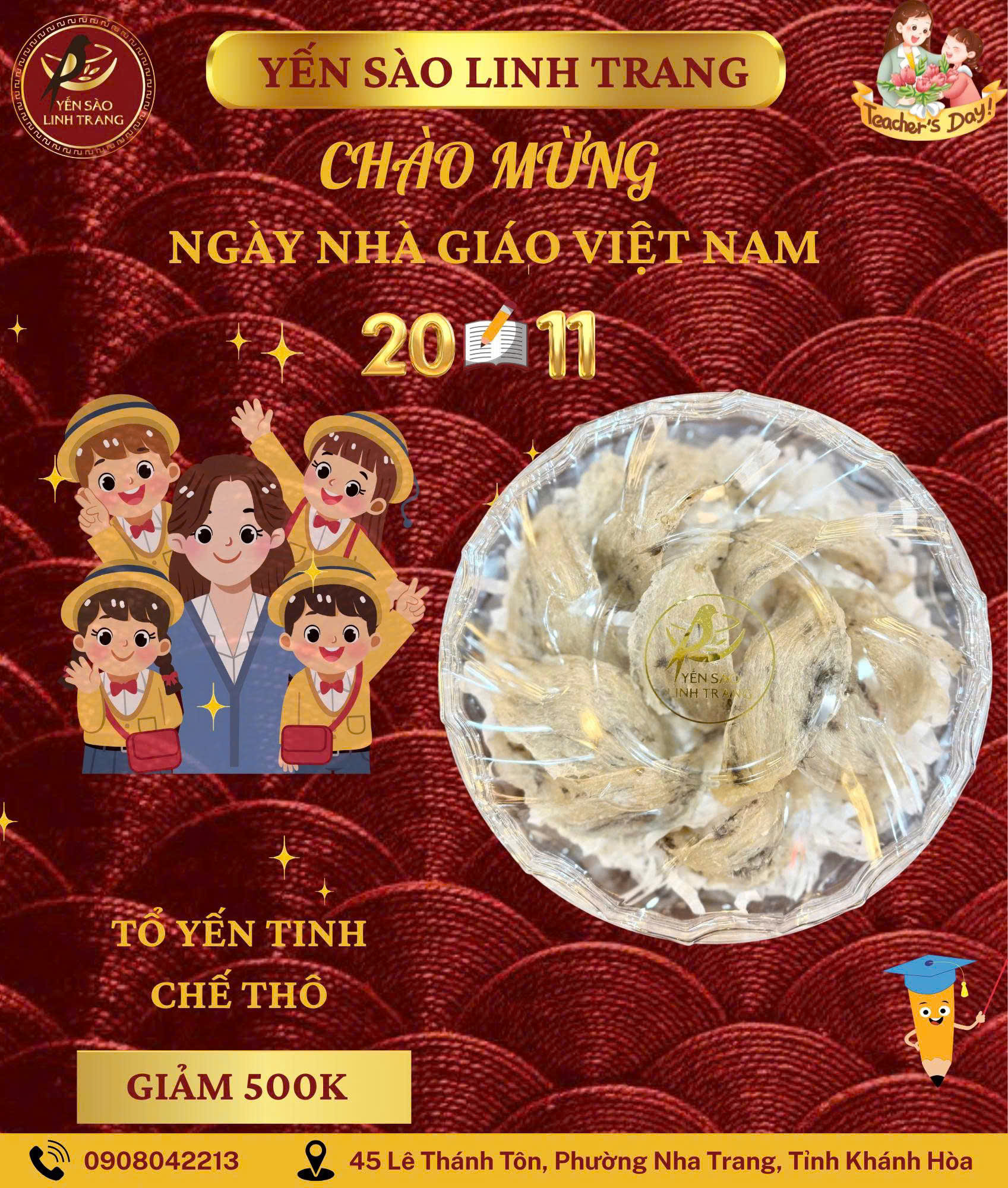 Tổ yến tinh chế thô