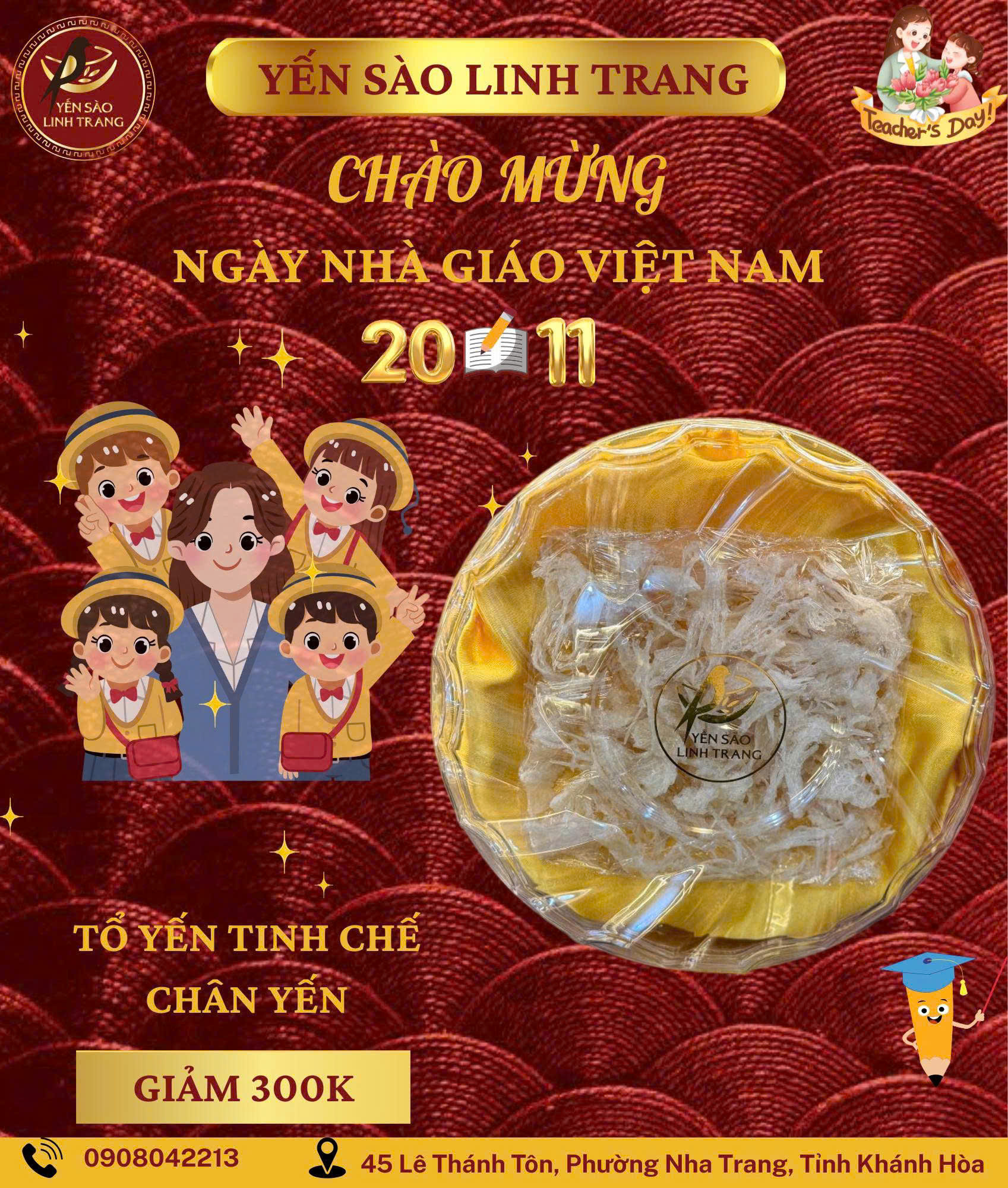 Tổ yến tinh chế chân yến