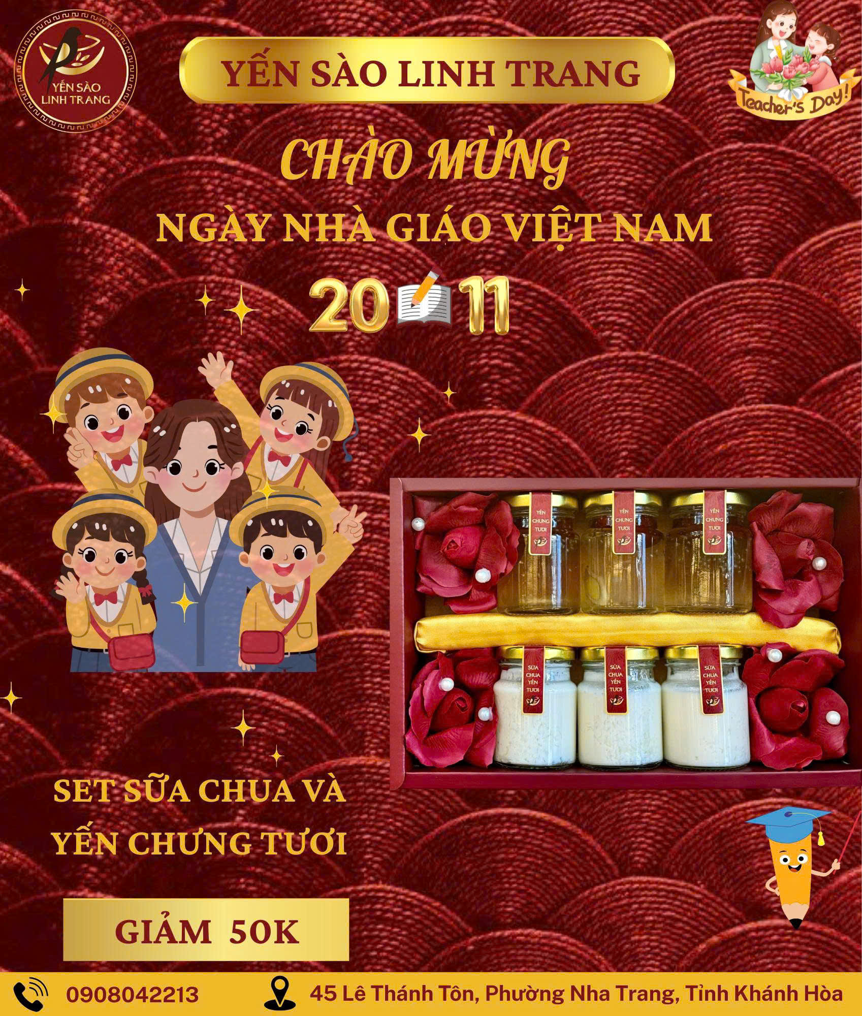 Set sữa chua và yến chưng tươi