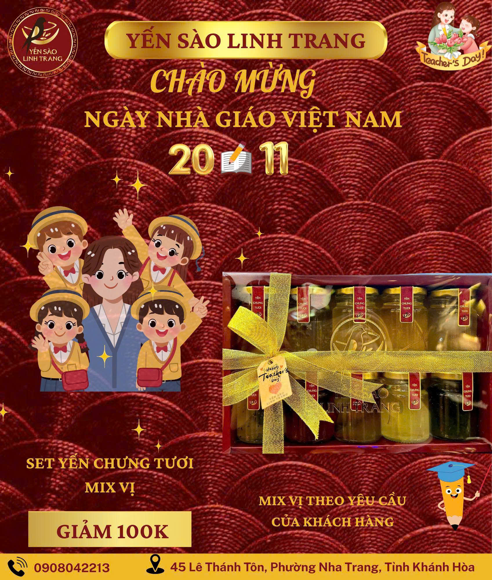 Set yến chưng tươi mix vị