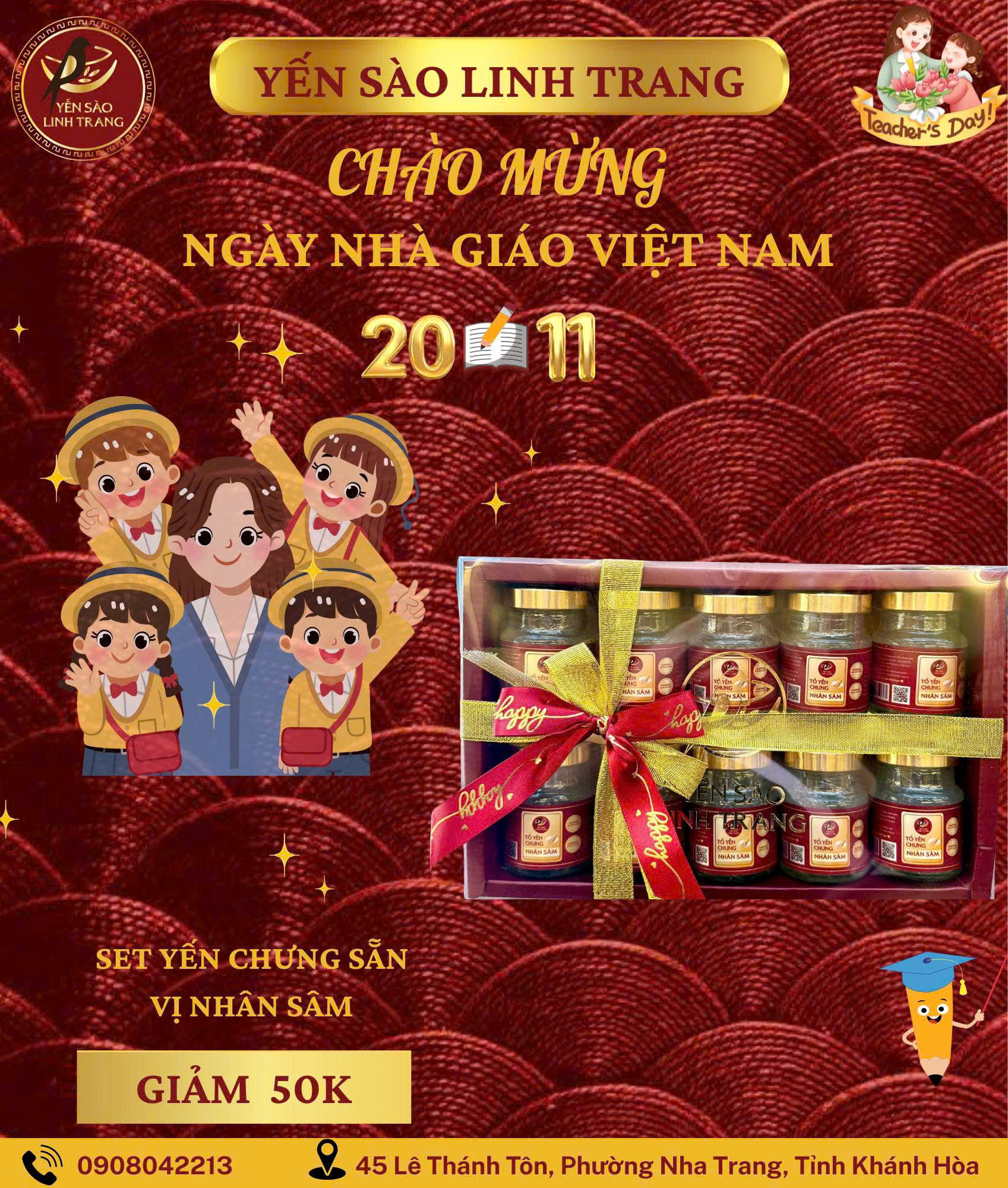 Set yến chưng sẵn vị nhân sâm